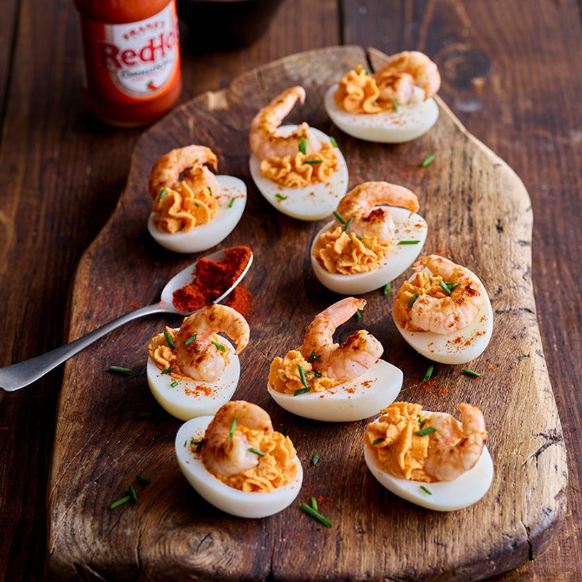 Frank's RedHot Devilled Eggs Snack Recipes FRANK'S RedHot® UK